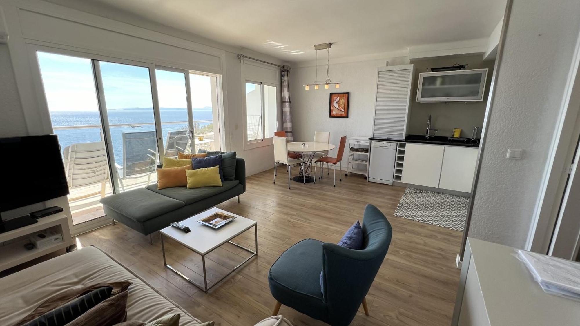 Apartamento Vista Mar Y Parking En Roses Av-27 المظهر الخارجي الصورة